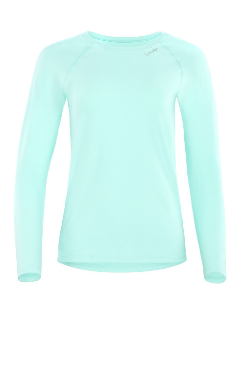 Functional Light and Soft Long Sleeve Top AET118LS, delicate mint
