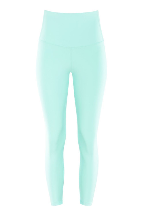 Functional Comfort 7/8-Tights HWL317C "High Waist" mit V-Shape Applikation und Core-Bund, delicate mint