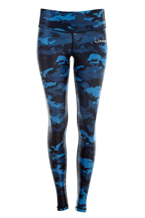 Functional Power Shape Tights AEL102, camo blue