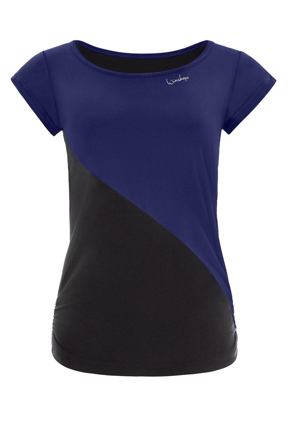 Light dark Kurzarmshirt blue/schwarz, Soft Winshape Ultra Functional Style AET109LS, Soft and