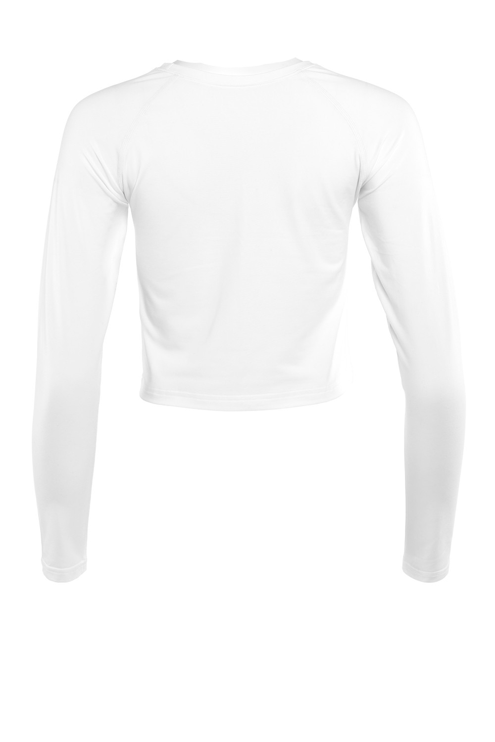 Functional Light and Soft Cropped Long Sleeve Top AET116LS, ivory, Winshape  Ultra Soft Style