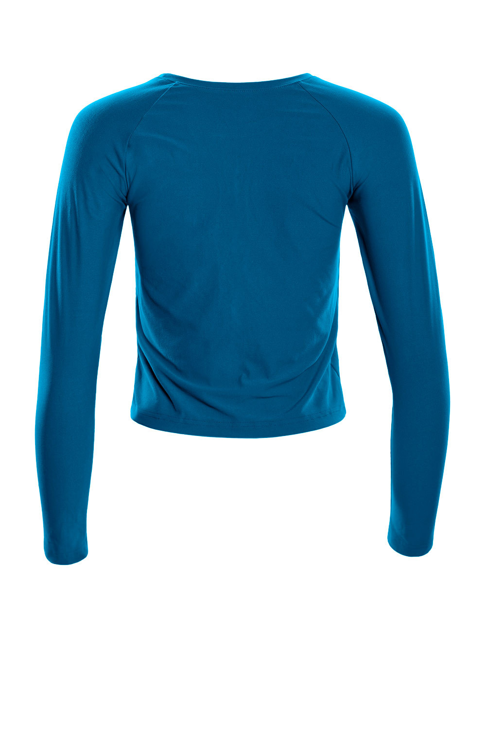 Functional Light and Soft Cropped Long Sleeve Top AET119LS, teal green,  Winshape Ultra Soft Style
