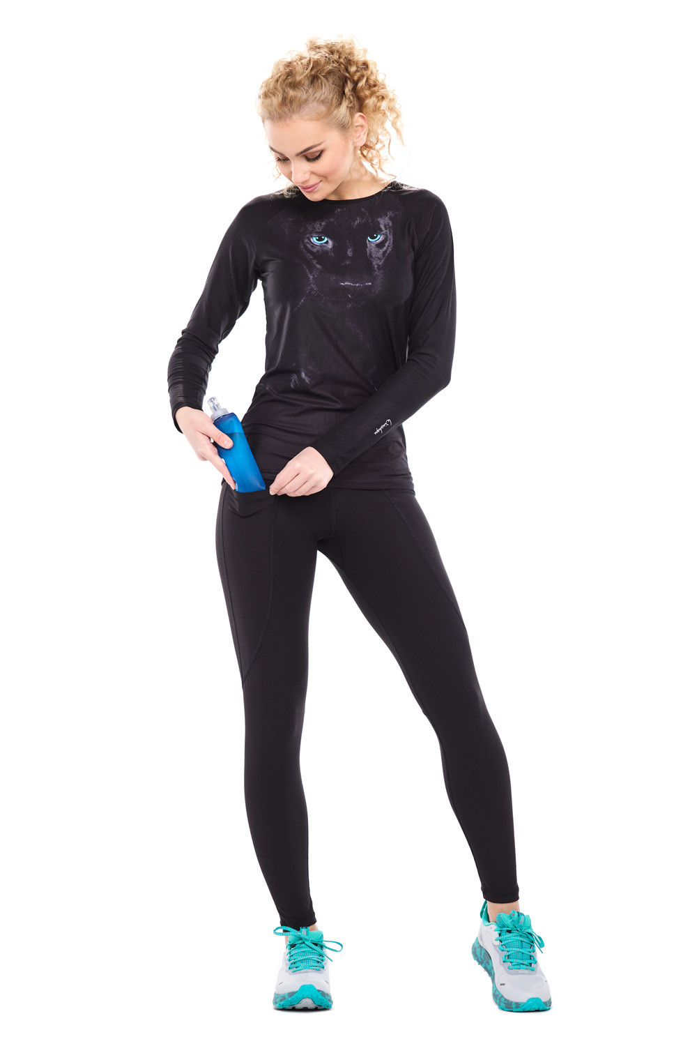 Functional Light and Soft Long Sleeve Top AET120LS, Panther, Winshape Ultra  Soft Style