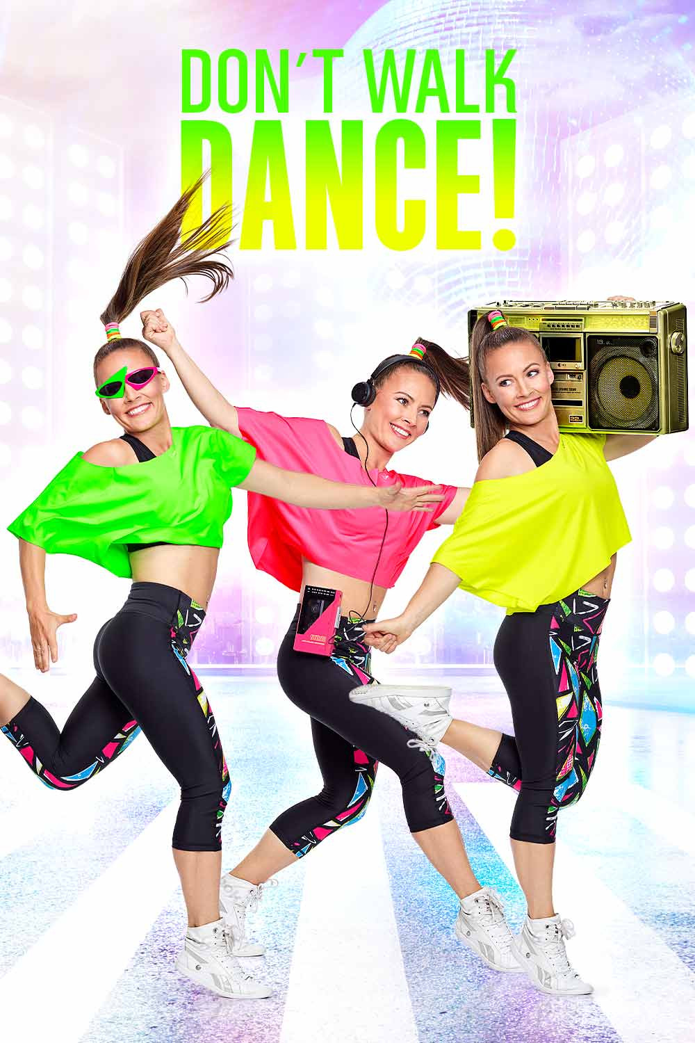 Functional Light Cropped Dance-Top DT104, neon grün, Winshape Dance Style | Rundhalsshirts