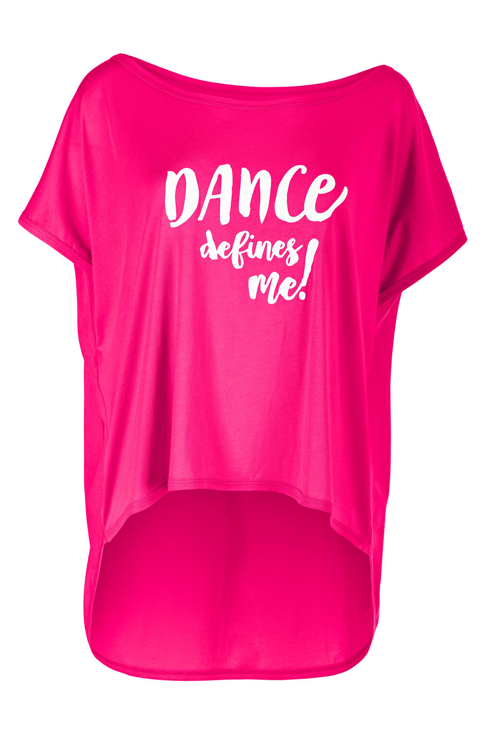 Ultra leichtes Modal-Shirt defines pink, „DANCE dem mit Style Winshape me!“, deep Dance Aufdruck MCT017