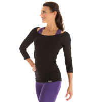 Winshape Womens Fitness Yoga Pilates 3/4-Sleeved Shirt WS4 Large Womens Fitness Yoga Pilates Arm Shirt Pink 