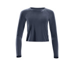 Functional Light and Soft Cropped Long Sleeve Top AET119LS, anthrazit