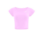 Functional Light and Soft Cropped Kurzarmshirt AET137LS, lavender rose