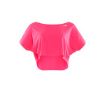 Functional Light Cropped Dance-Top DT104, neon pink
