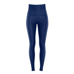 Functional Comfort Tights HWL117C “High Waist” im Jeans Style mit V-Shape Applikation und Core-Bund, rich blue