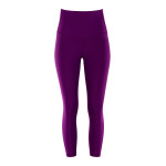 Functional Comfort 7/8-Tights HWL317C "High Waist" mit V-Shape Applikation und Core-Bund, dark plum