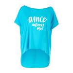 Ultra leichtes Modal-Shirt MCT017 mit dem Aufdruck „DANCE defines me!“, sky blue