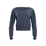 Functional Light and Soft Cropped Long Sleeve Top LS003LS, anthrazit