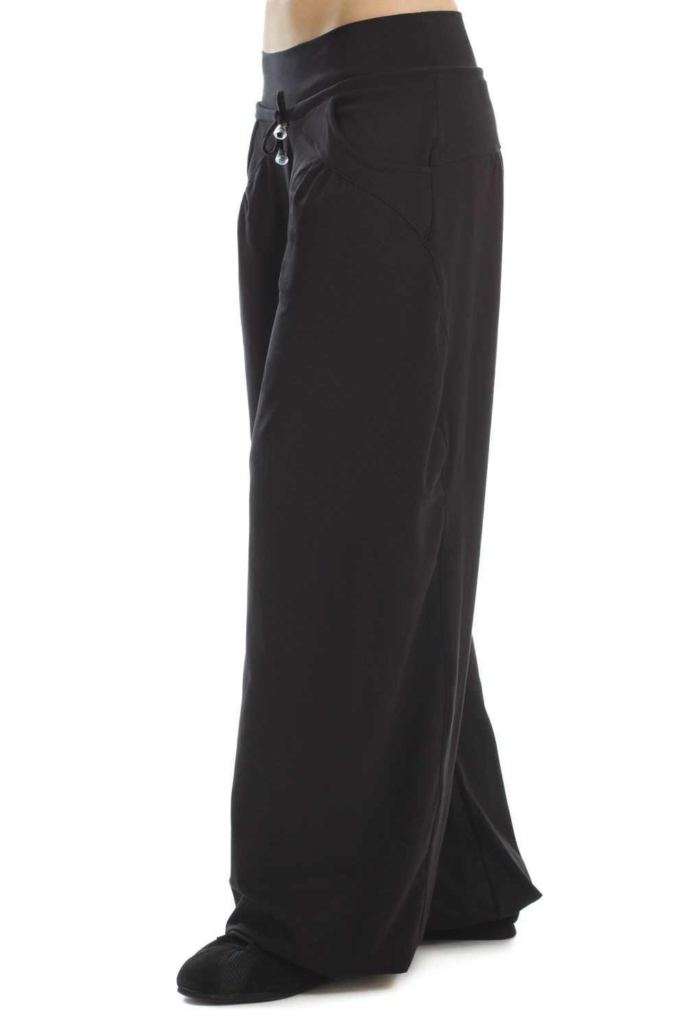 Style Trousers Dance Baggy Black, WTE3 - Winshape
