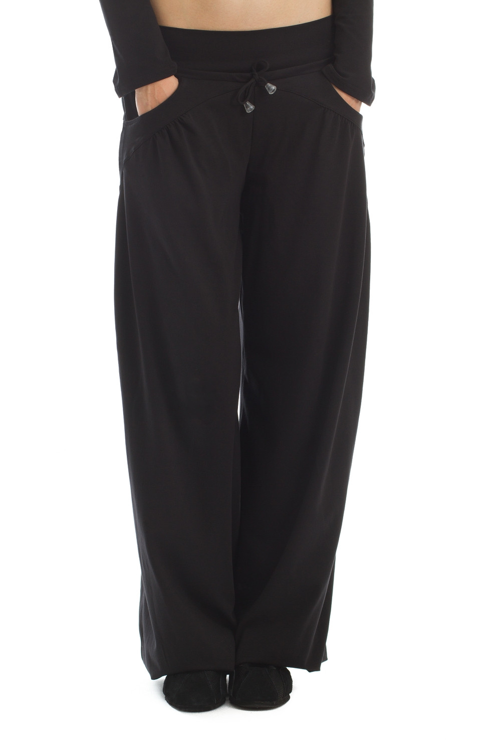Baggy Trousers WTE3 - Black, Winshape Dance Style | Tanzhosen