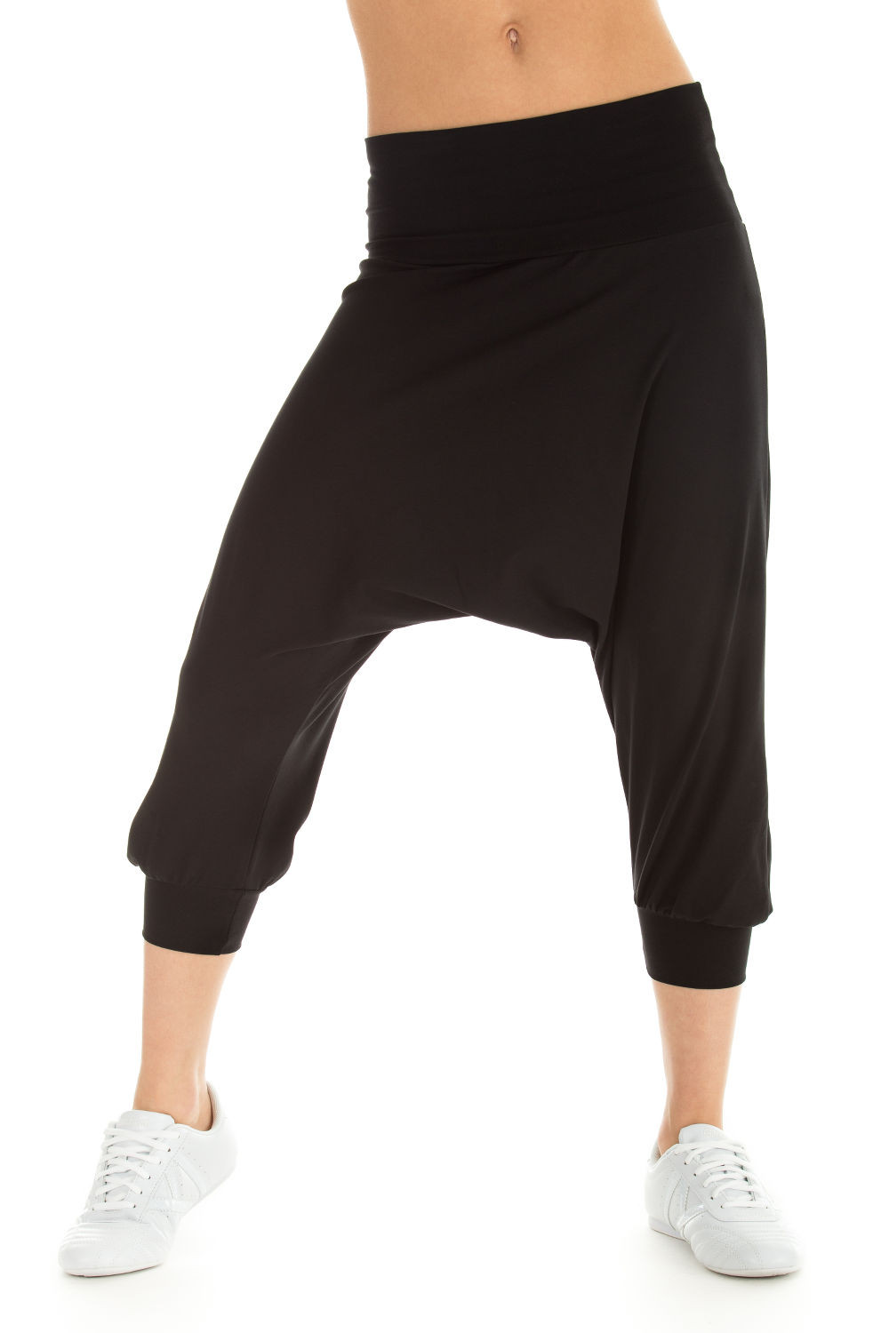 3/4 Harem Trousers WBE 7 - Black, Winshape Dance Style